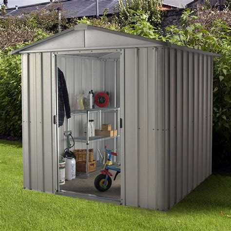 garden house metal|metal sheds with base included.